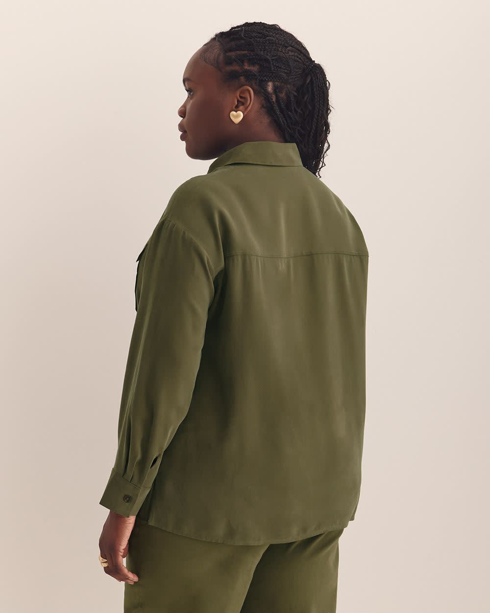 Utility Boxpleat Pocket Shirt - Addition Elle