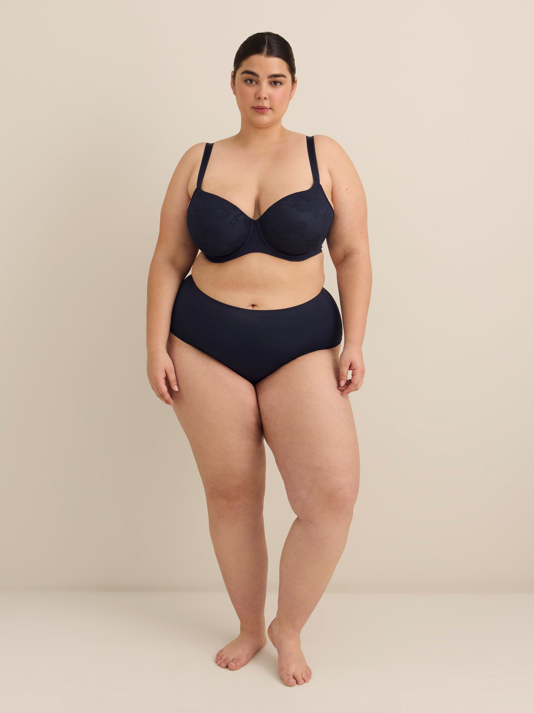 Breathable Blue Underwire T-Shirt Bra with Lace - ti Voglio