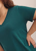 Boyfriend-Fit V-Neck T-Shirt - PENN. Essentials