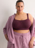 Purple Medium Support Flex Wire Sports Bra - Active Zone