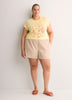 Straight-Fit Extended-Sleeve Crew-Neck Knit Top
