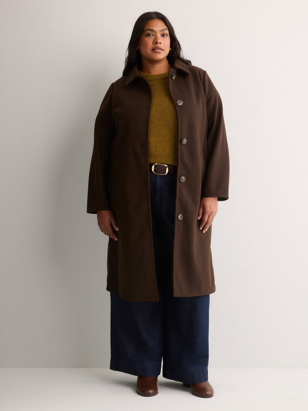 Long Melton Car Coat