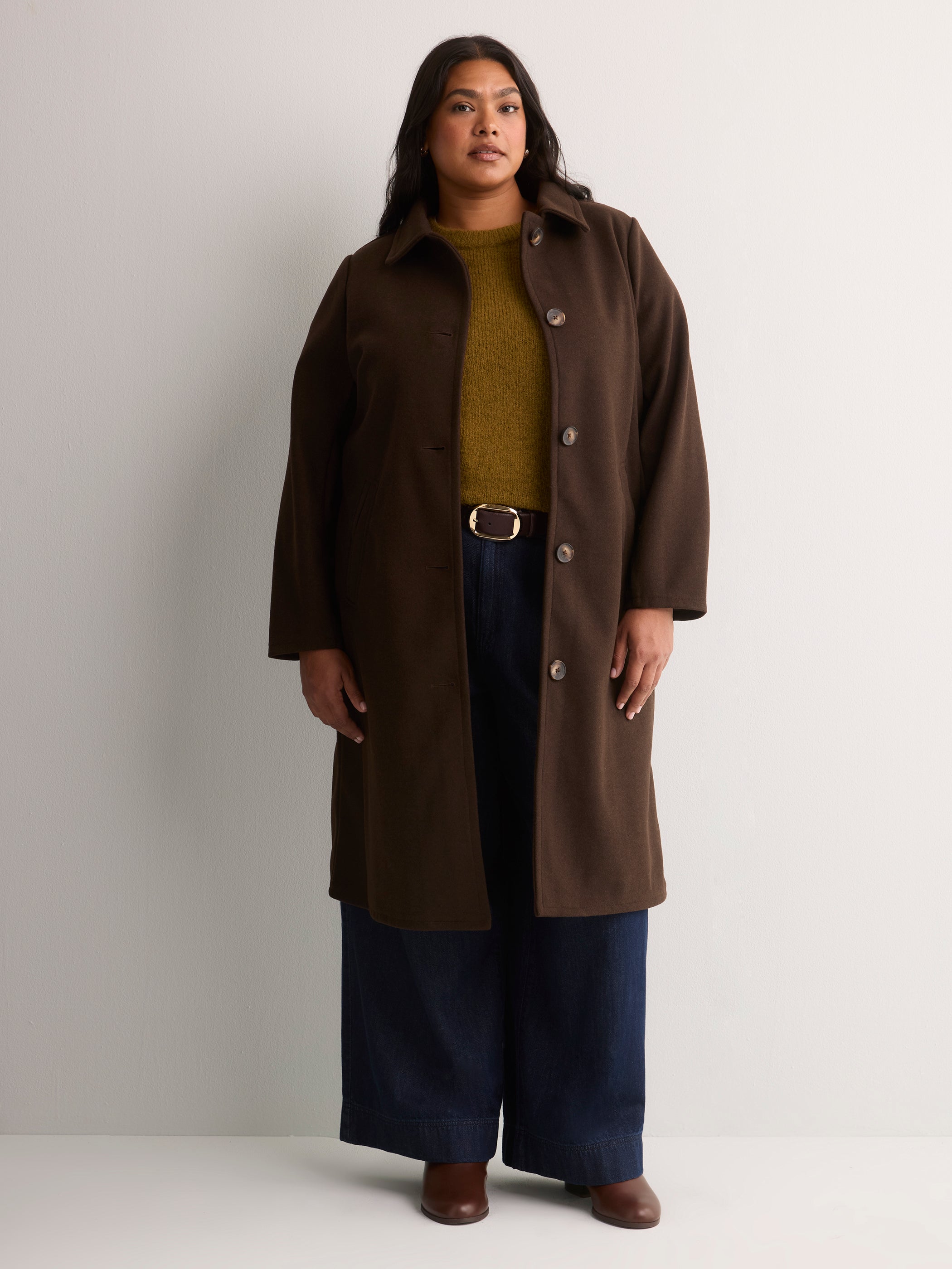 Long Melton Car Coat