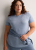 Go Dri Swift Blue Tunic Tee - Skechers