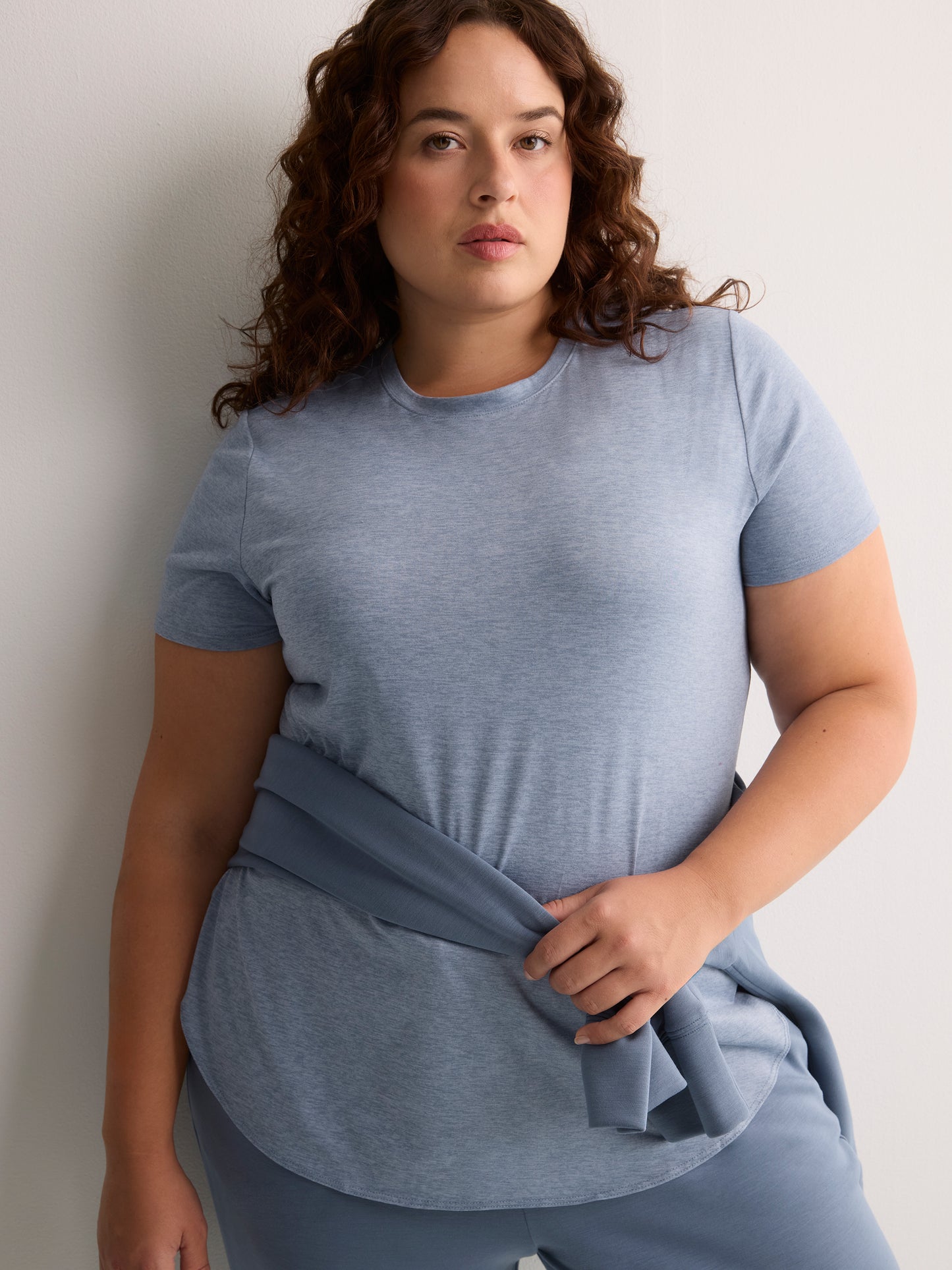 Go Dri Swift Blue Tunic Tee - Skechers
