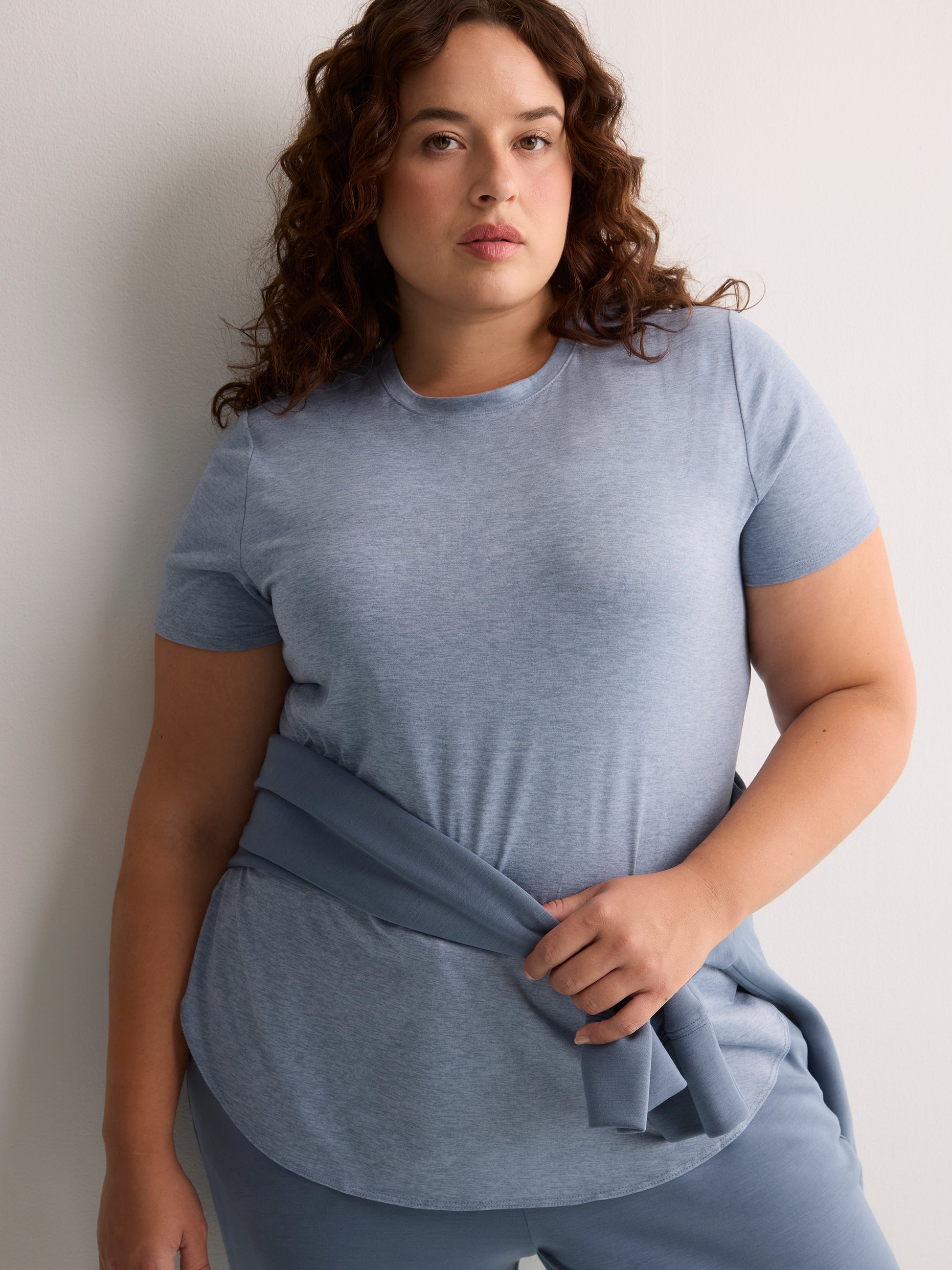 Go Dri Swift Blue Tunic Tee - Skechers