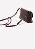Fig Faux Leather Crossbody Handbag