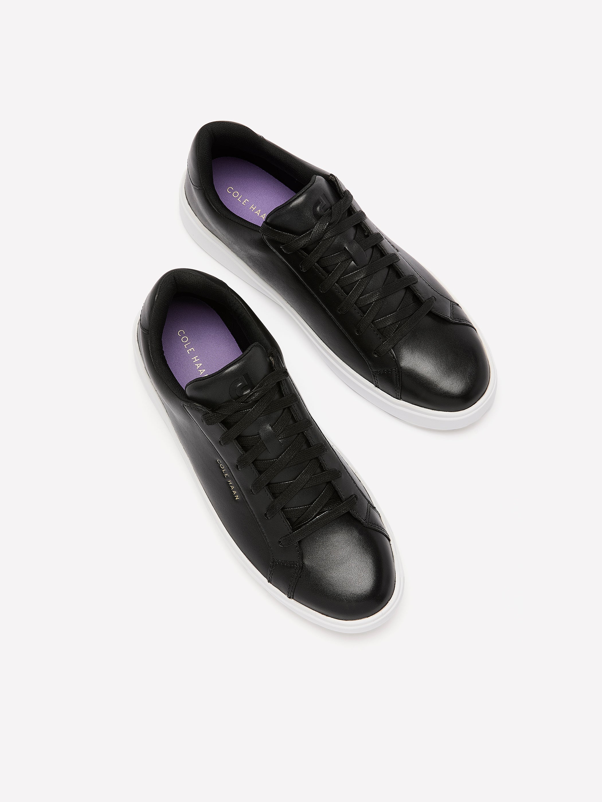 Wide Width, Grand Crosscourt Leather Sneaker - Cole Haan