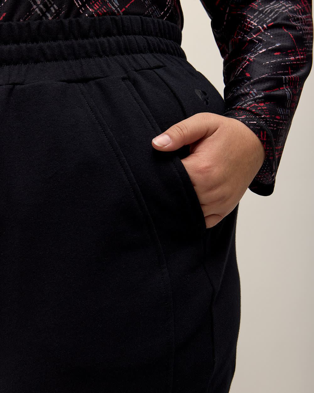 Pantalon de jogging molletoné noir - Active Zone