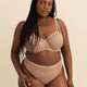 Unlined Underwire Double-Layer Lace Bra - Déesse Collection