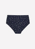 Blue Floral Cotton Brief - ti Voglio