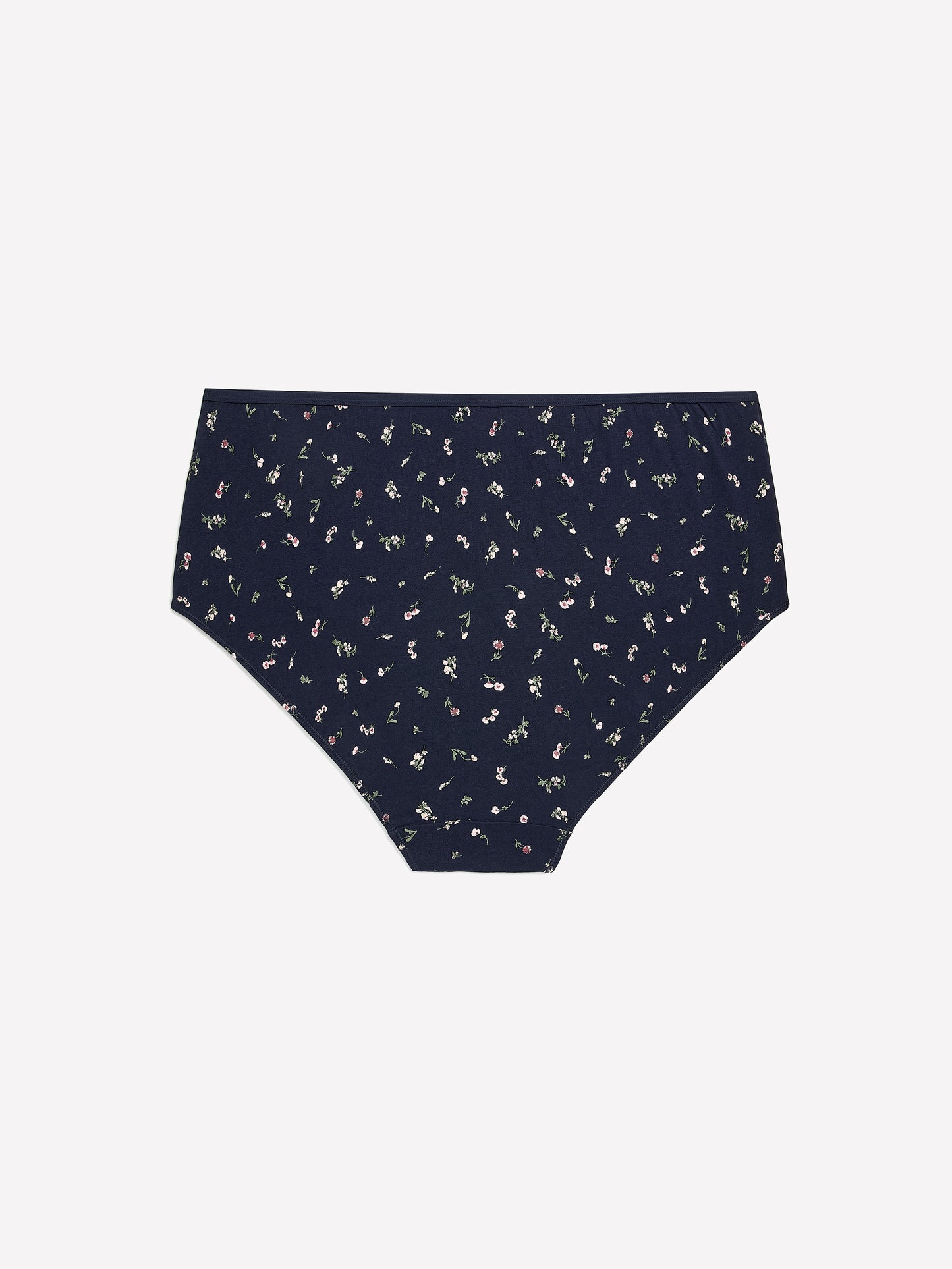 Blue Floral Cotton Brief - ti Voglio