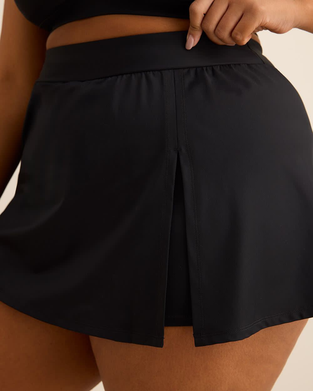 Black Skirtini Swim Brief