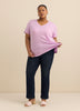 Responsible, Boyfriend-Fit Tee with Slits