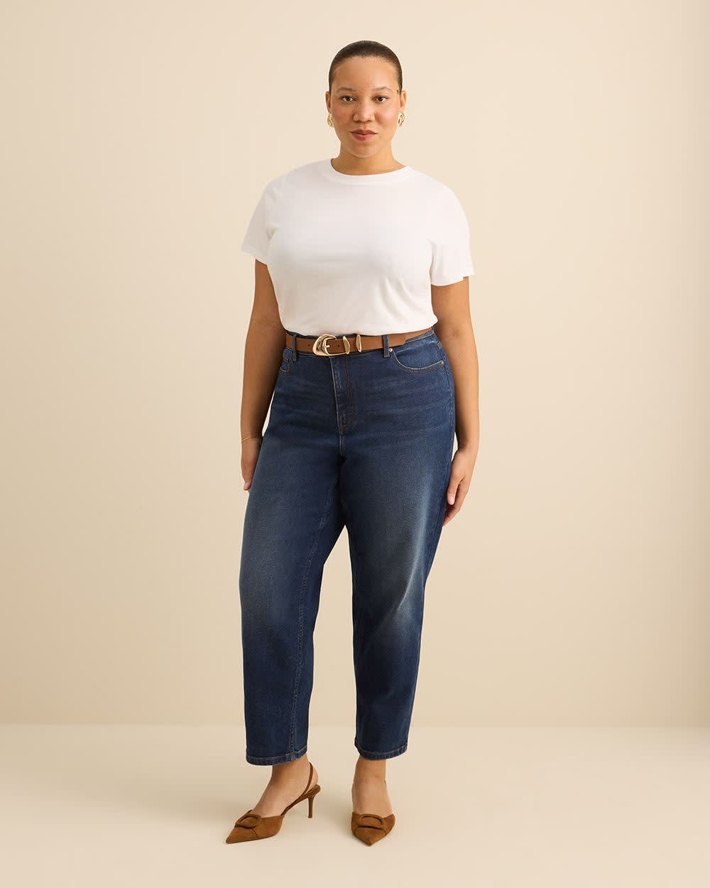 Jean mom taille haute - Addition Elle