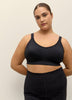 Black Medium-Support Wireless Sports Bra - Active Zone