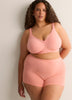 Coral Seamless Knit Boyshort - tiVOGLIO