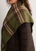 Classic Plaid Triangle Winter Scarf