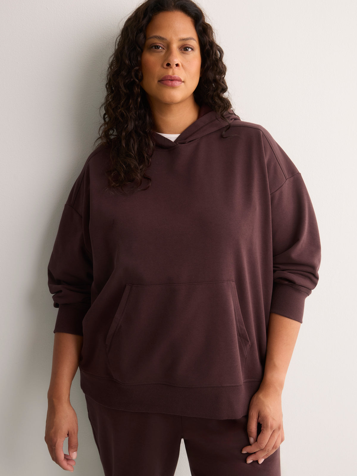 Compact French Terry Hooded Sweatshirt - Active Zone
