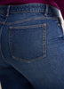 Straight-Leg Mid-Rise Classic Denim Pant - Addition Elle