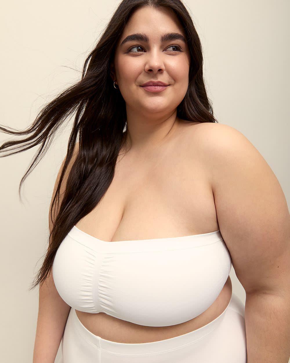 Seamless Bandeau, White - ti VOGLIO