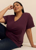 Responsible, Boyfriend-Fit Tee with Slits