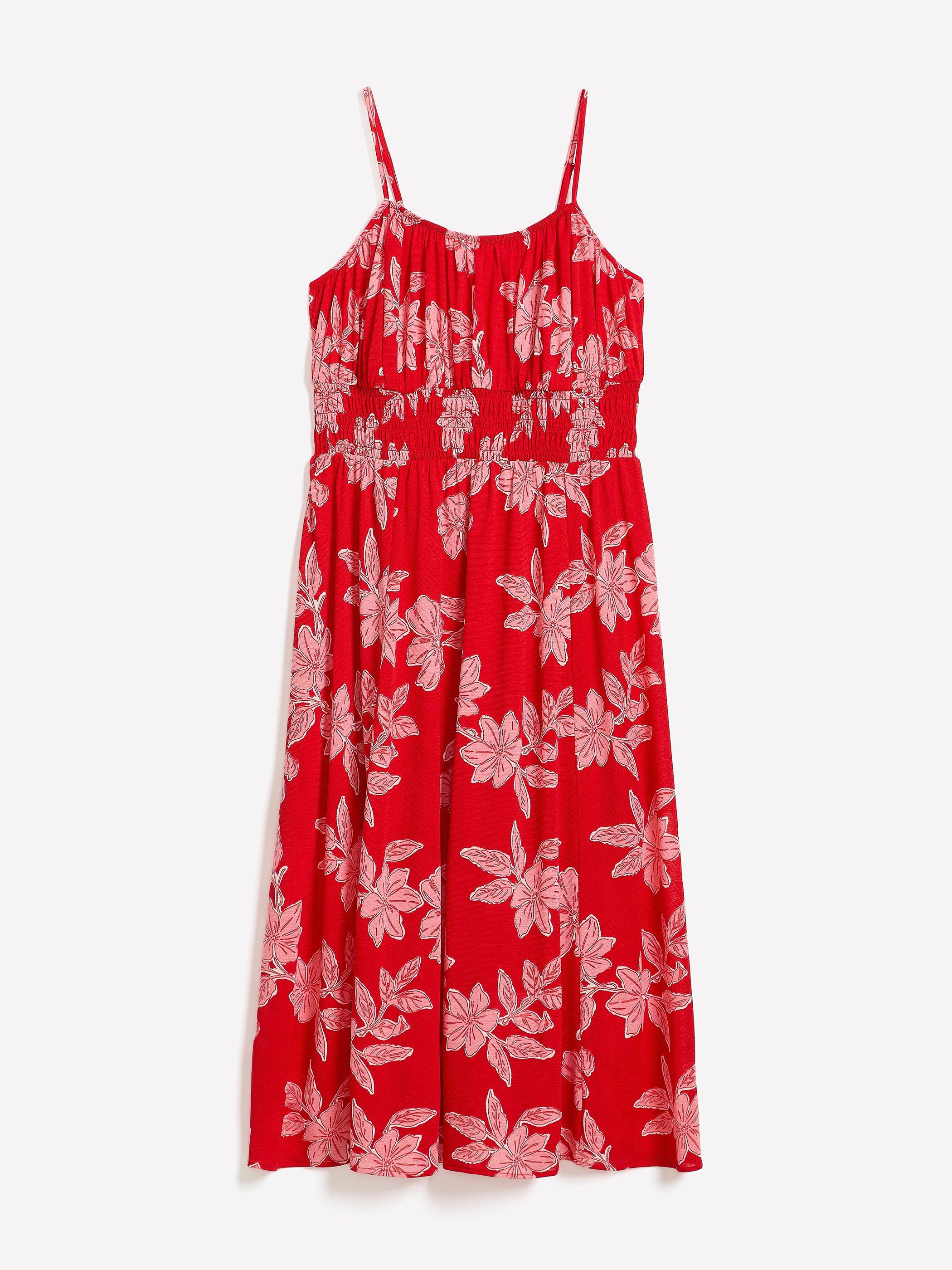 Sleeveless Smocked Waist Maxi Dress - Addition Elle