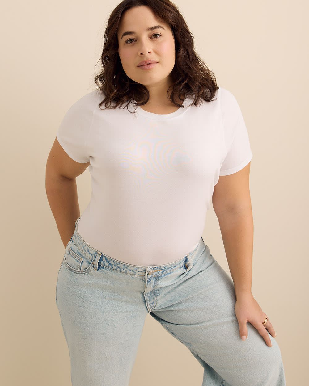 Low Rise Baggy Wide Leg Denim - Addition Elle