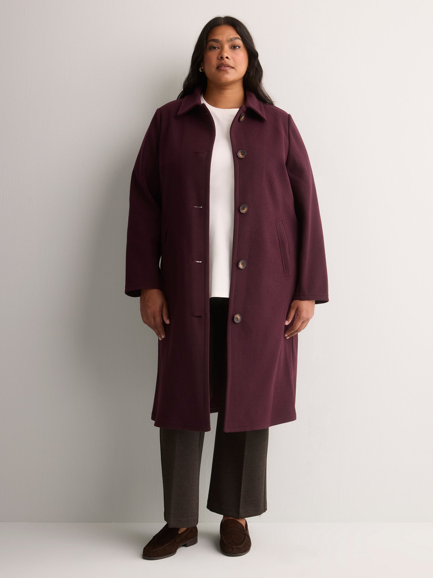 Long Melton Car Coat
