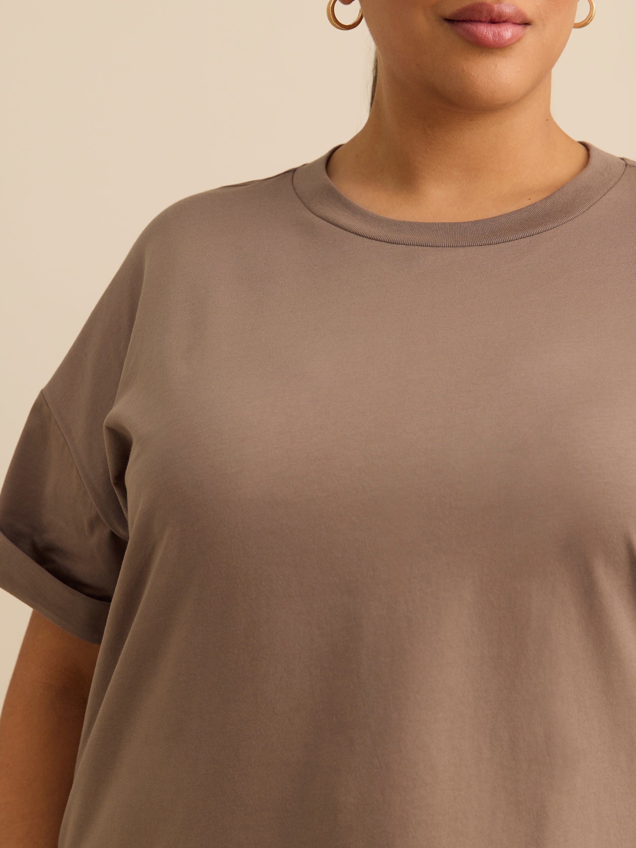 Boxy-Fit Crewneck Tee