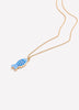 Short Dainty Necklace with Fish Pendant
