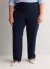 Navy Curvy Straight-Leg Savvy II Pant