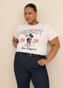 Disney White Boxy Tee