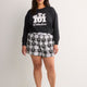 Plaid Pyjama Boxer with Dalmatian Print - Disney