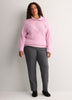 Loose Half-Placket Cable Knit Sweater