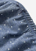 Dotted Heather Blue Cotton Full Brief - ti Voglio