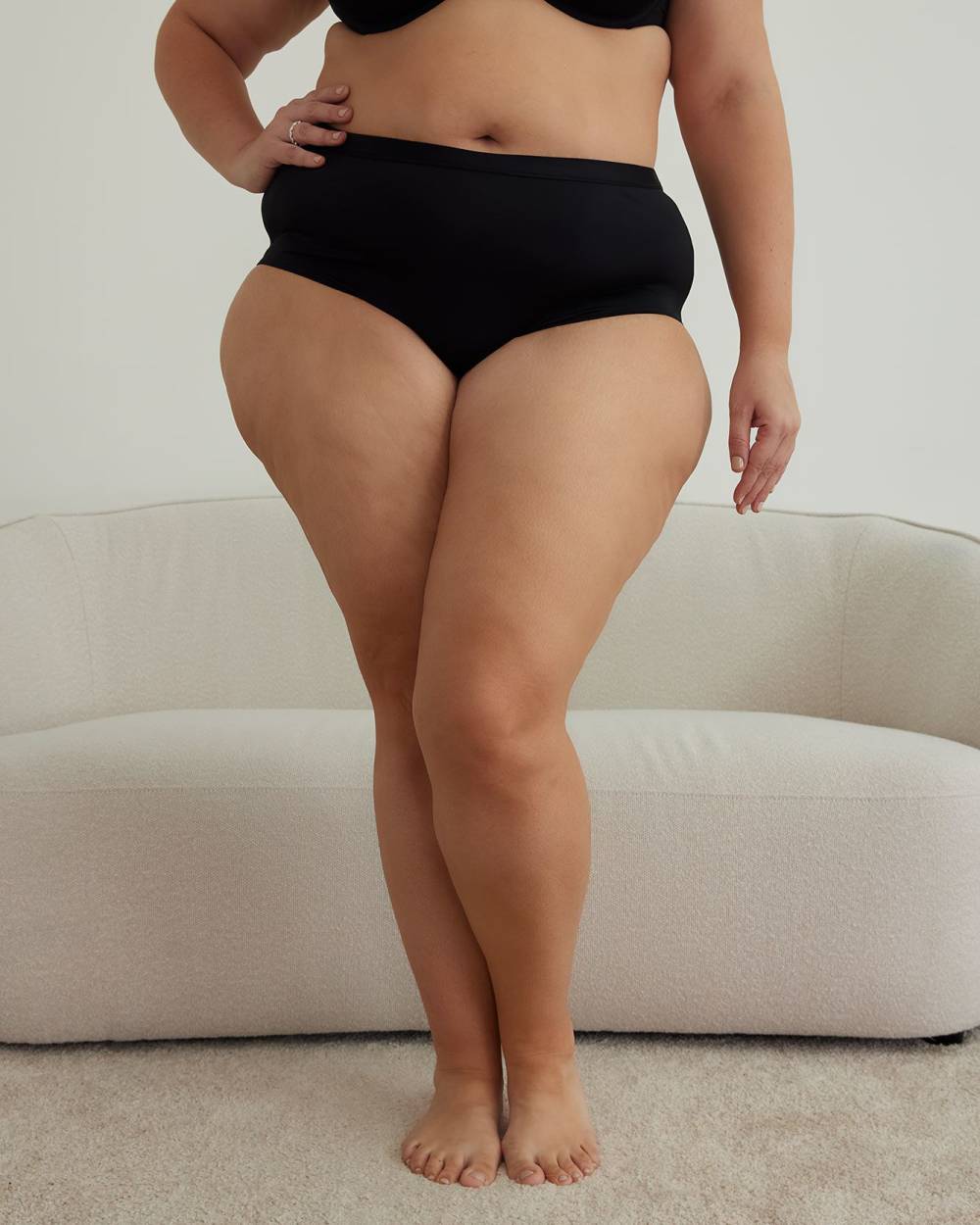 Culotte essentielle unie en microfibre - ti Voglio