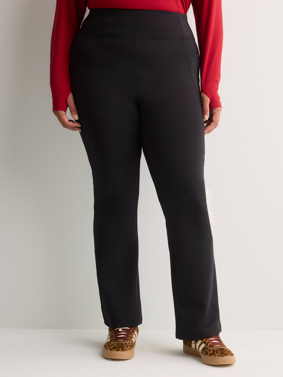 Black Luxe Thermal Yoga Pant - Active Zone