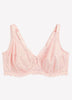 Pink Lace Underwire Bra - Déesse Collection