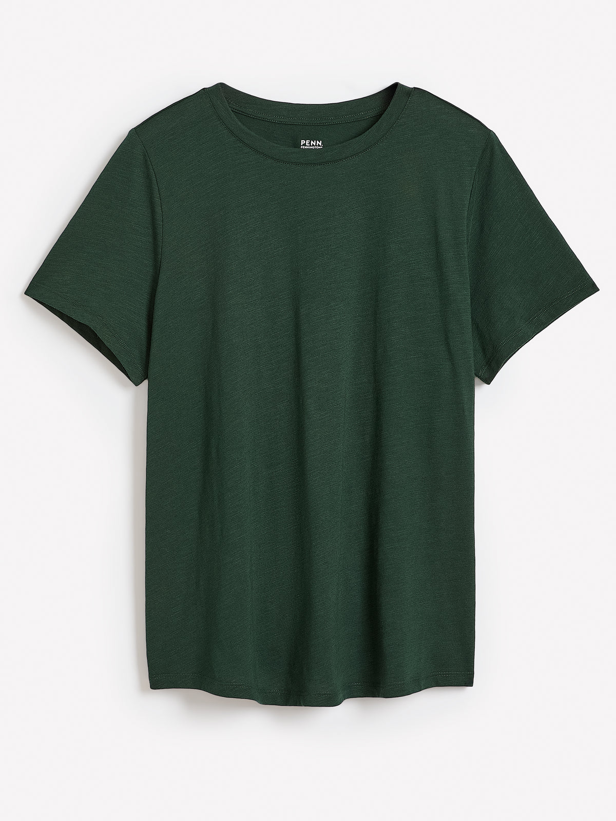 Curvy-Fit Short-Sleeve Crew-Neck Tee