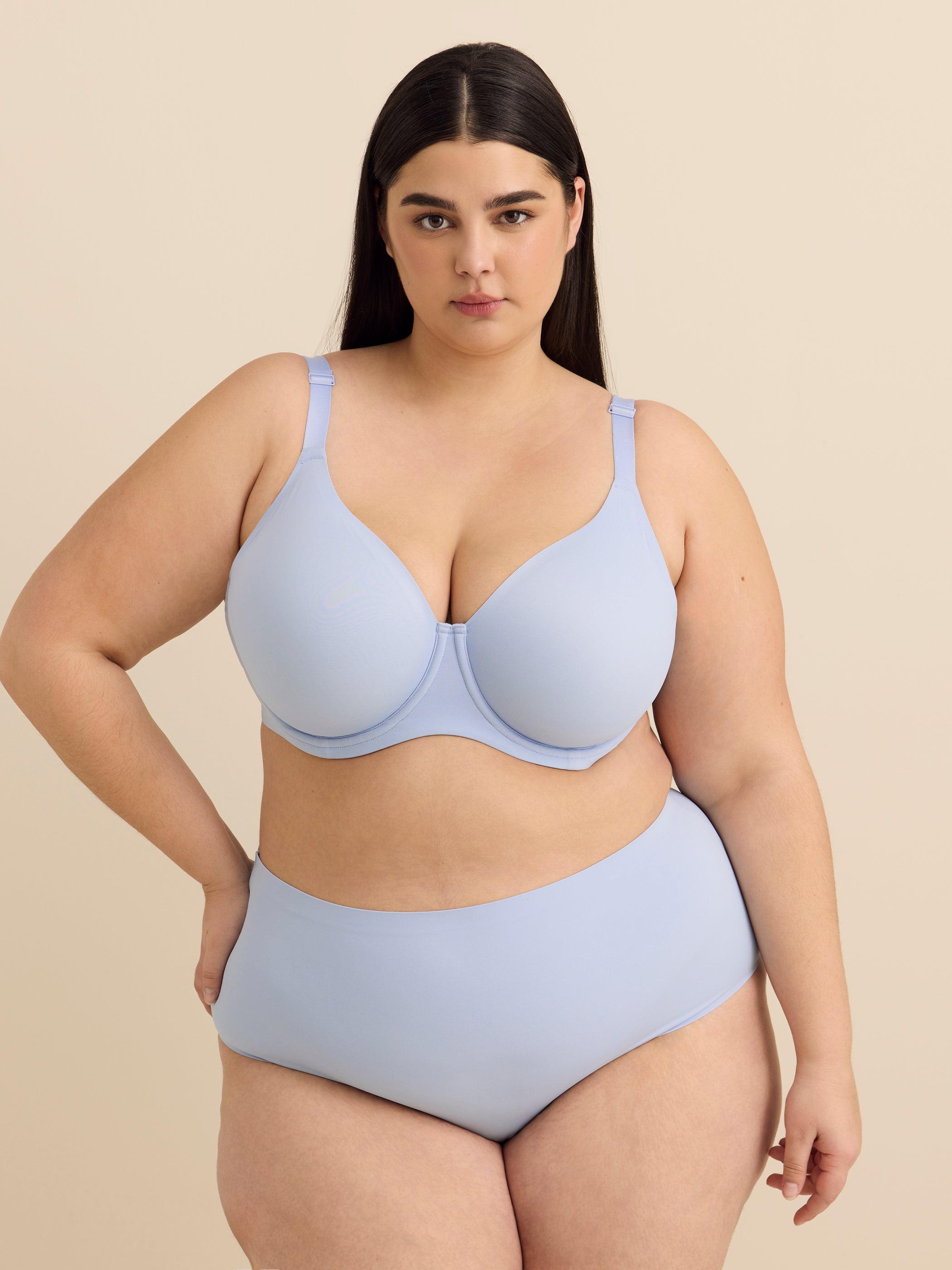 Soutien-gorge seconde peau en microfibre mate pastel, avec armatures - ti Voglio