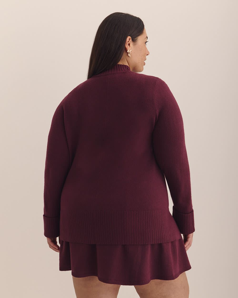 Pull avec foulard, tissu responsable - Addition Elle