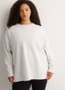 French Terry Long Sweatshirt with Fashion Cut - Active Zone