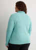 Green Long-Sleeve Half-Zip Textured Performance Pullover - Active Zone