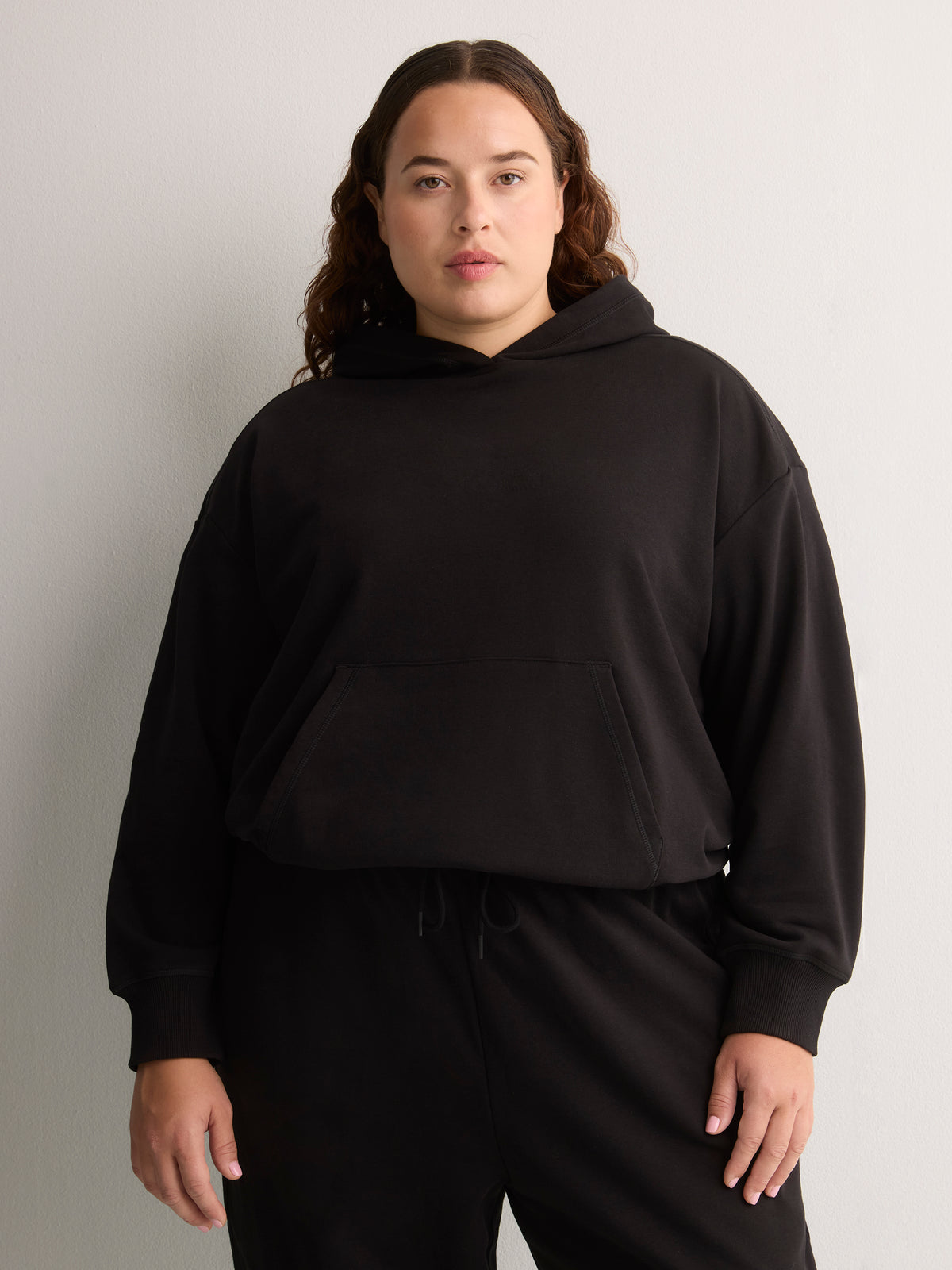 Compact French Terry Hooded Sweatshirt - Active Zone