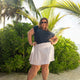 Responsible, White Pleated Skort - Active Zone