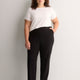 Petite, Black Curvy Straight-Leg Savvy II Pant