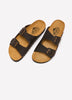 Wide-Width, Beta Double Buckle Band Sandal - Plakton
