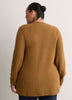 Straight-Fit V-Neck Tunic Cardigan