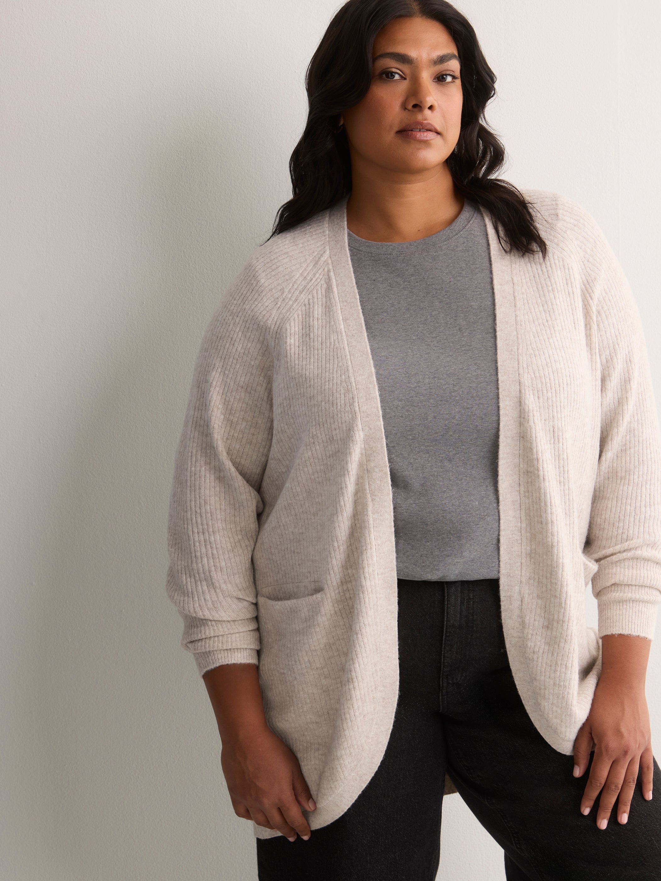 Belted Cocoon Sweater Cardigan